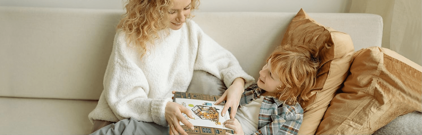 RoWood miniature flower house kit gifted to friend for birthday